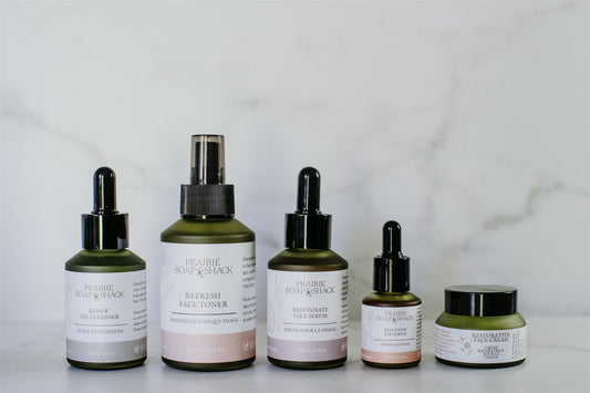 Complete essential skincare set for a full radiant and nourished skin routine