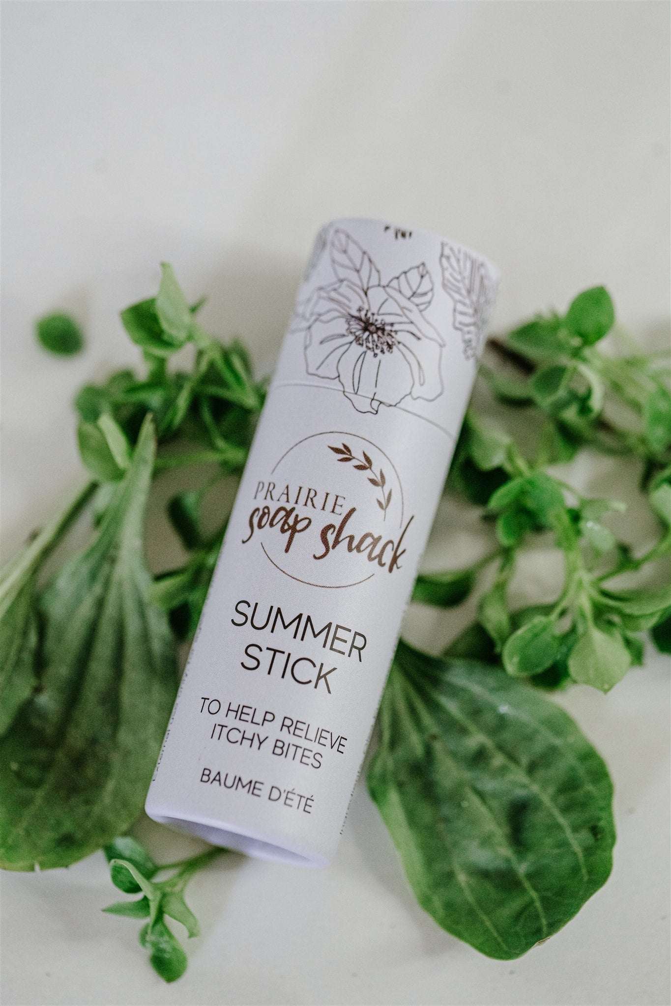 Protective and soothing summer stick for outdoor skin comfort and relief