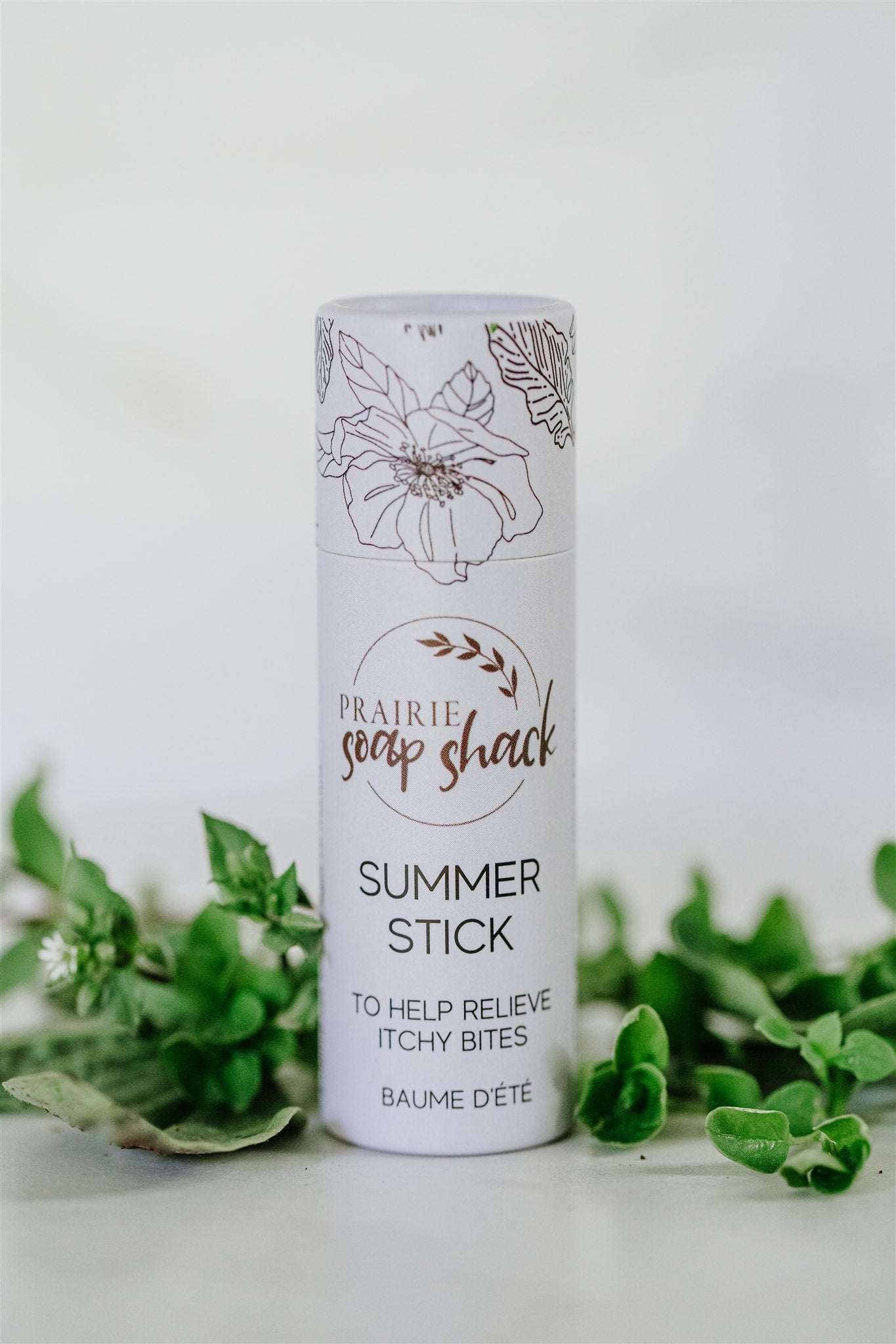 Prairie Soap Shack summer stick for bug bites, sun exposure and outdoor skin care