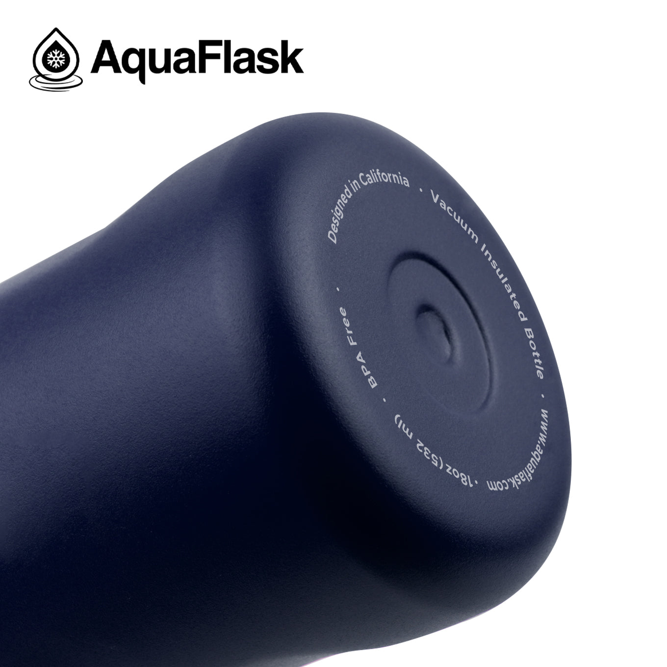 bottom AquaFlask Original 530ml in nature and outdoor lifestyle setting