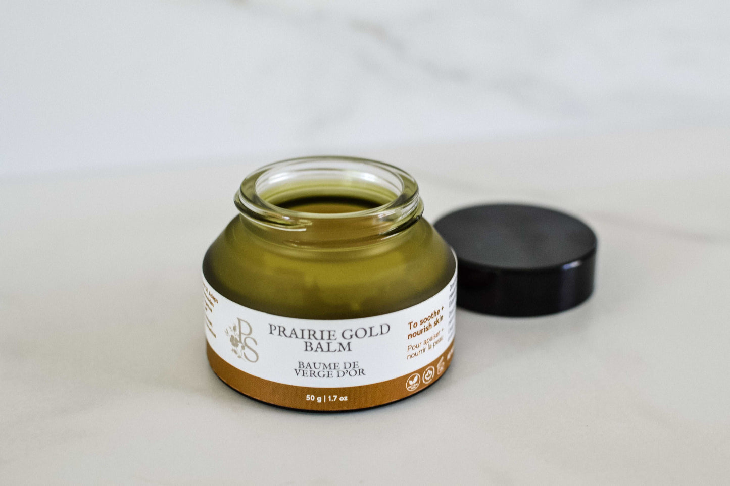 Botanical skin relief balm for hands, lips, cuticles and dry skin care
