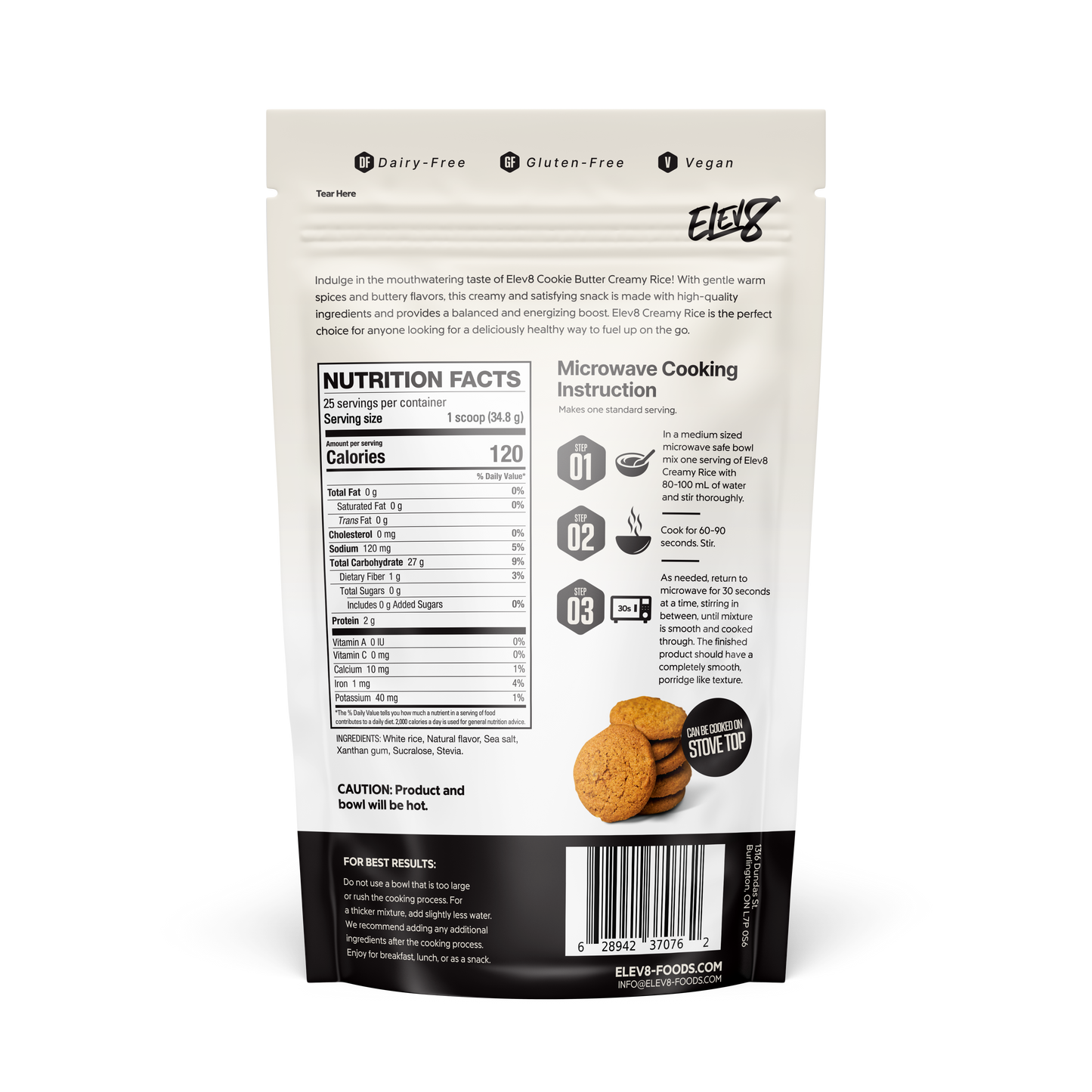 Cookie Butter Ceamy Rice