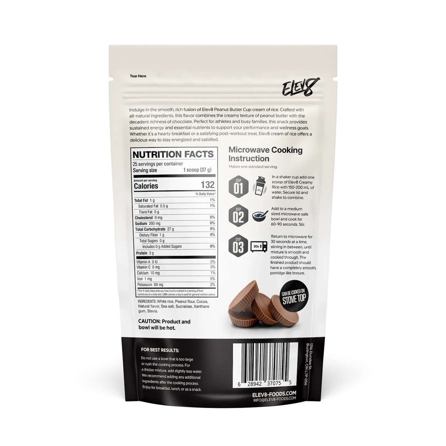 Peanut Butter Cup Creamy Rice