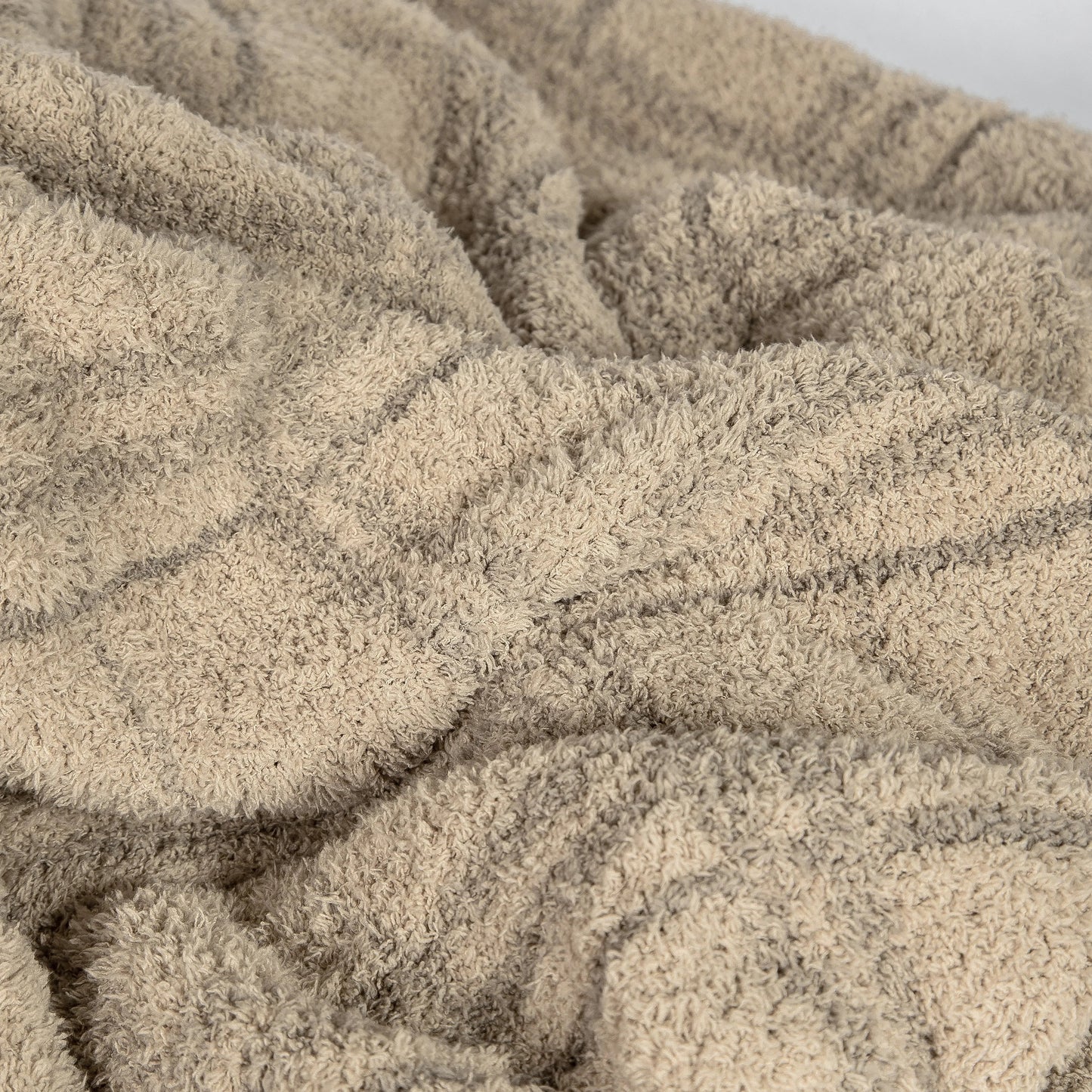 Pure Cashmere & Roasted Cashew Plaid Extended Throw Blanket