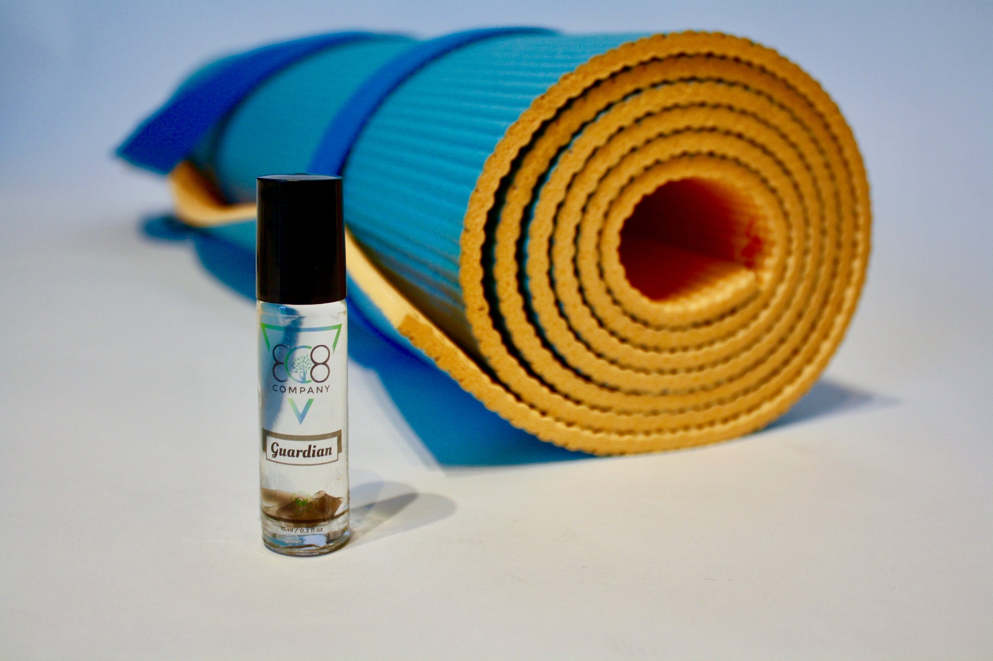 Guardian gemstone roller with protective crystals for daily energetic defence
