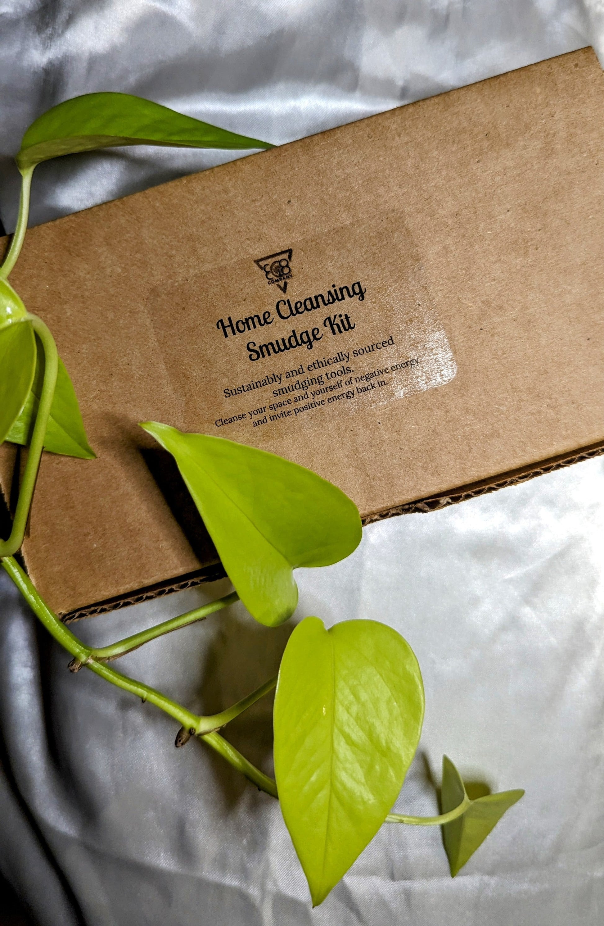 Complete home cleansing smudge kit for clearing negative energy and purifying spaces