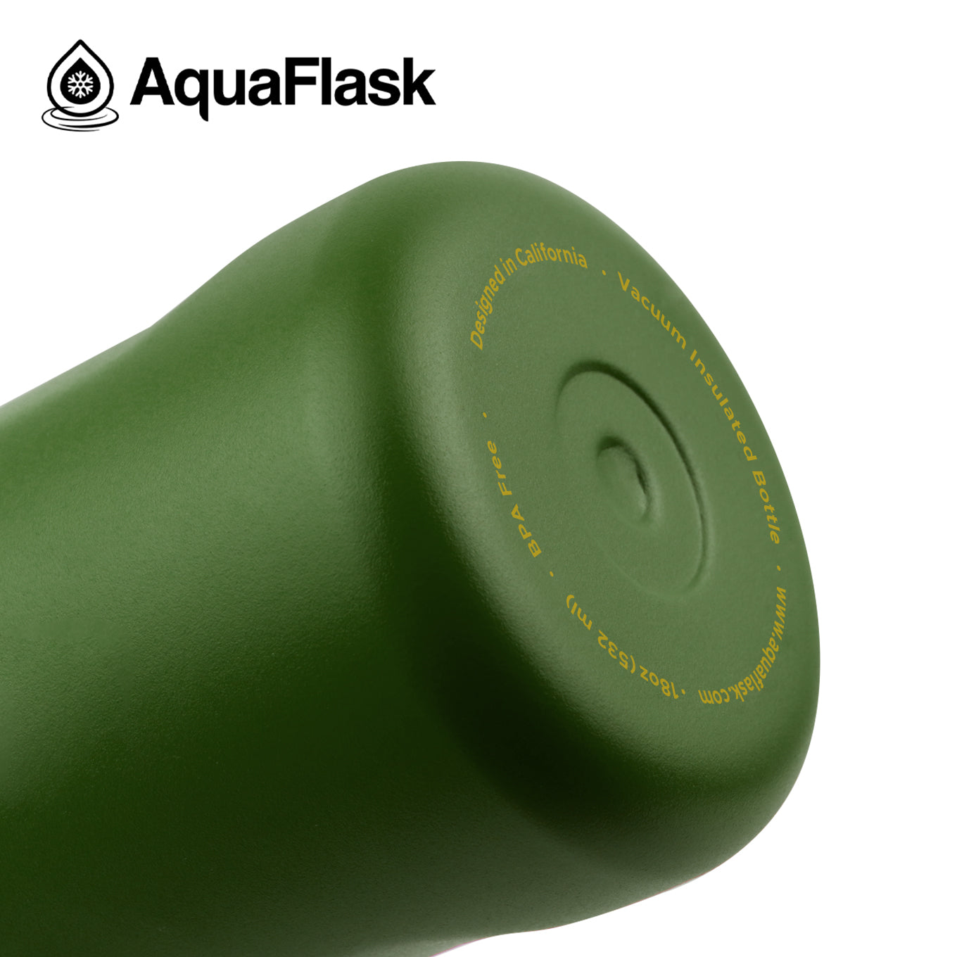 bottom AquaFlask Original 18oz showing colour variants and size options