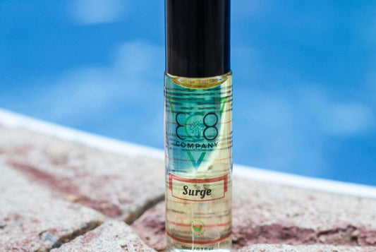 Energizing and motivating Surge gemstone roller for focus, drive and positive energy