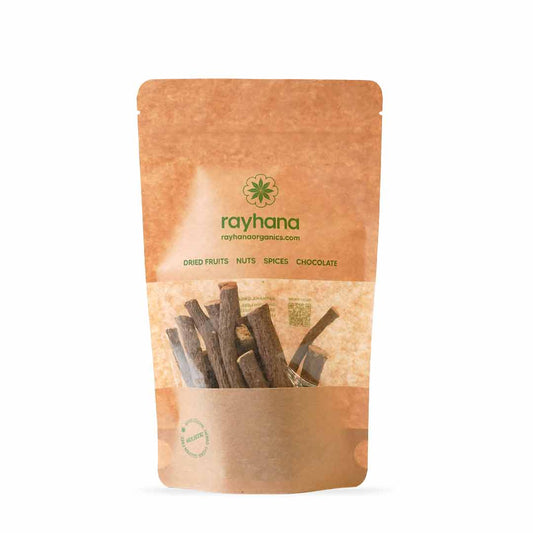 Naturally sweet dried whole licorice root sticks — premium herb for herbal tea and digestive support