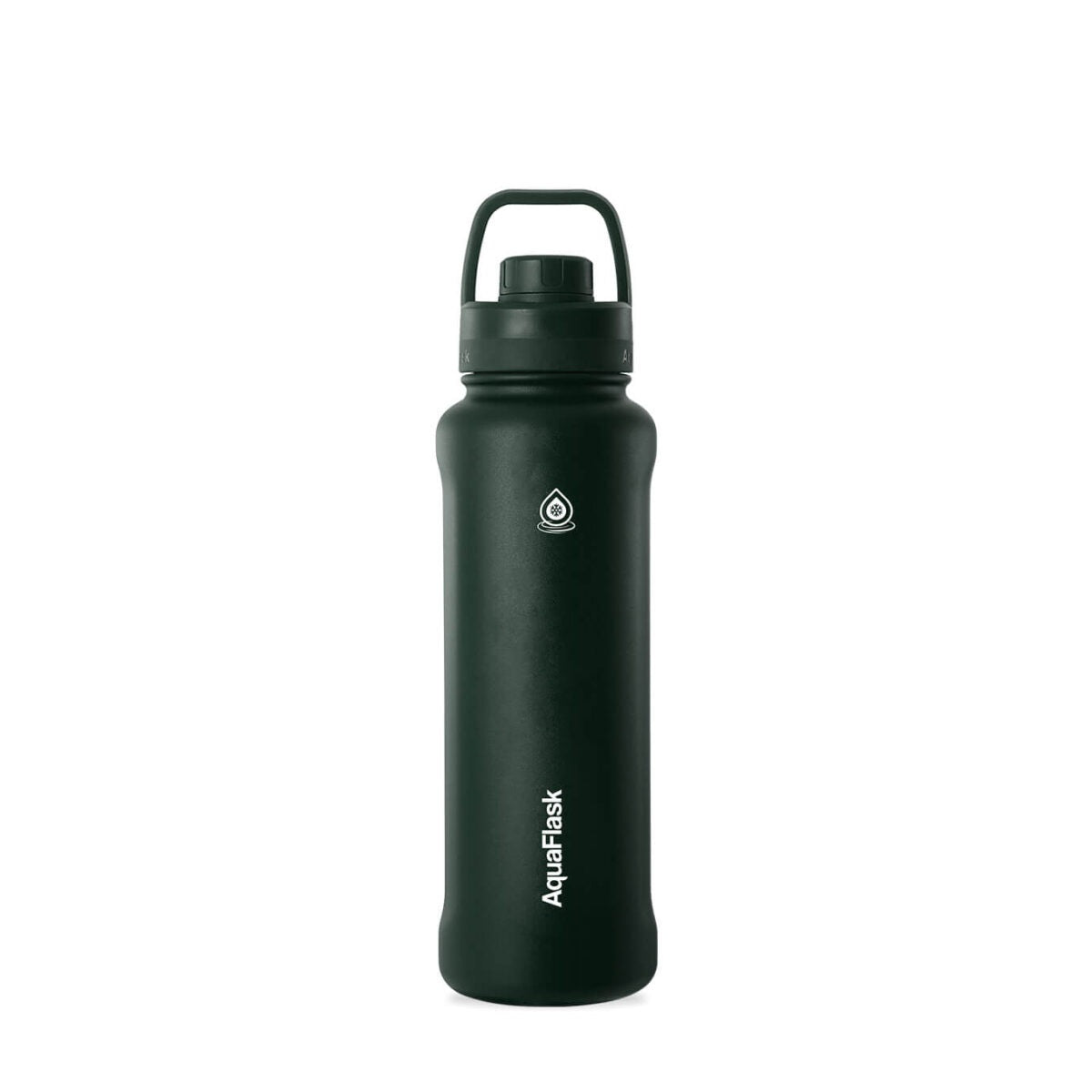 dark green AquaFlask 40oz sports bottle showing complete colour collection
