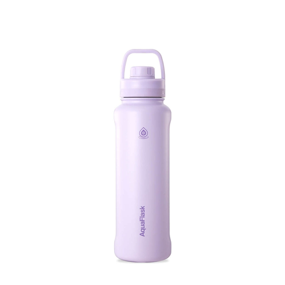 white AquaFlask 1080ml in outdoor adventure and trail setting