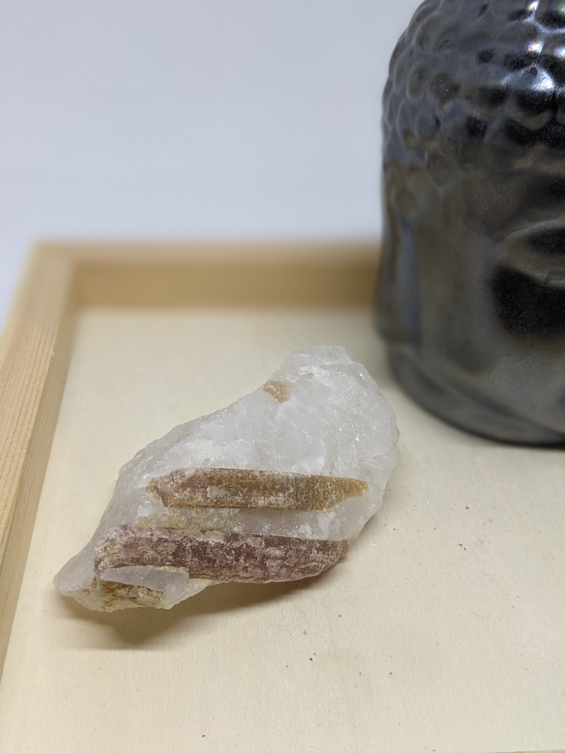 Natural pink tourmaline stone for compassion, self-love and heart chakra healing