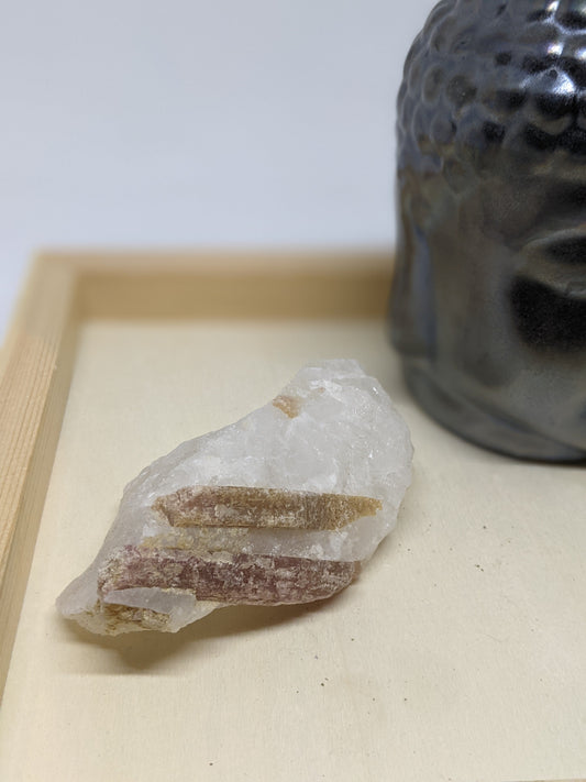 Natural pink tourmaline stone for compassion, self-love and heart chakra healing