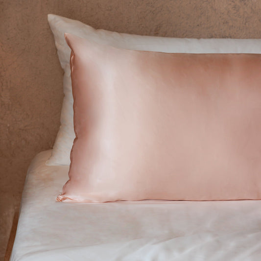 Mulberry silk pillowcase in Rosewater — 19 momme luxury bedding by Aeptom Home