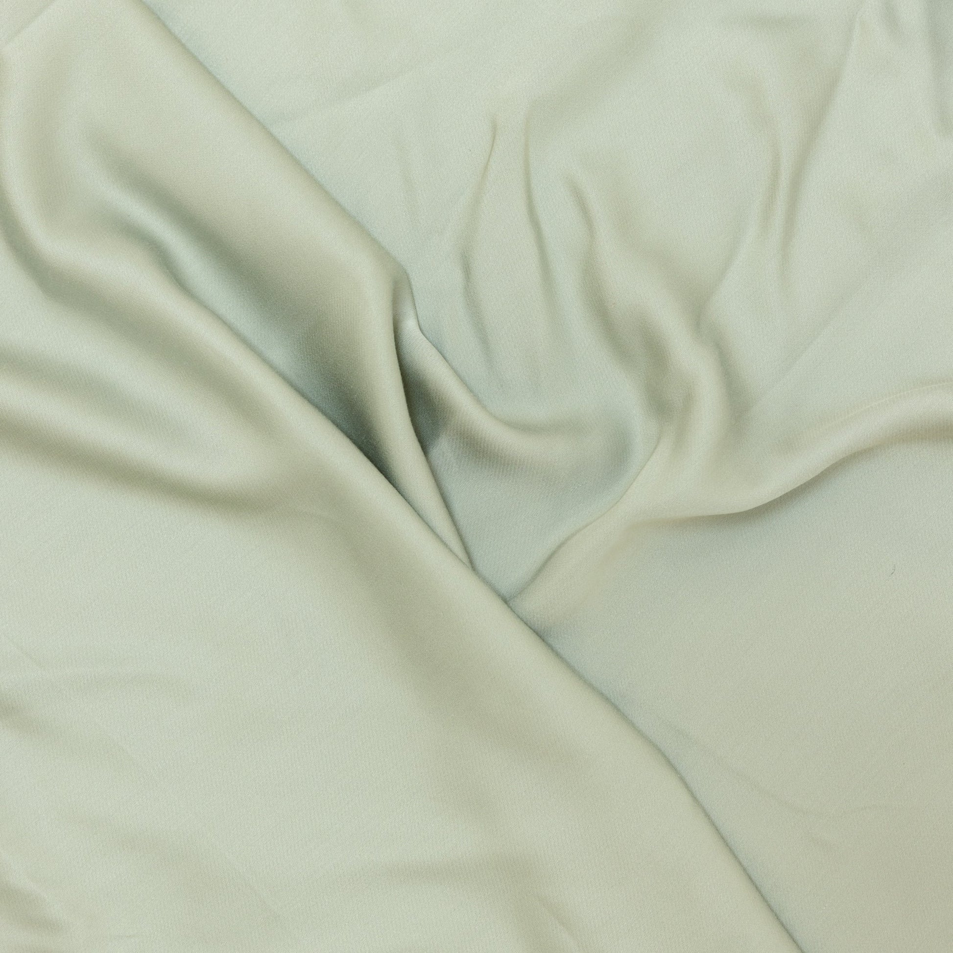 Organic bamboo sateen duvet cover — hidden button closure detail, corner ties
