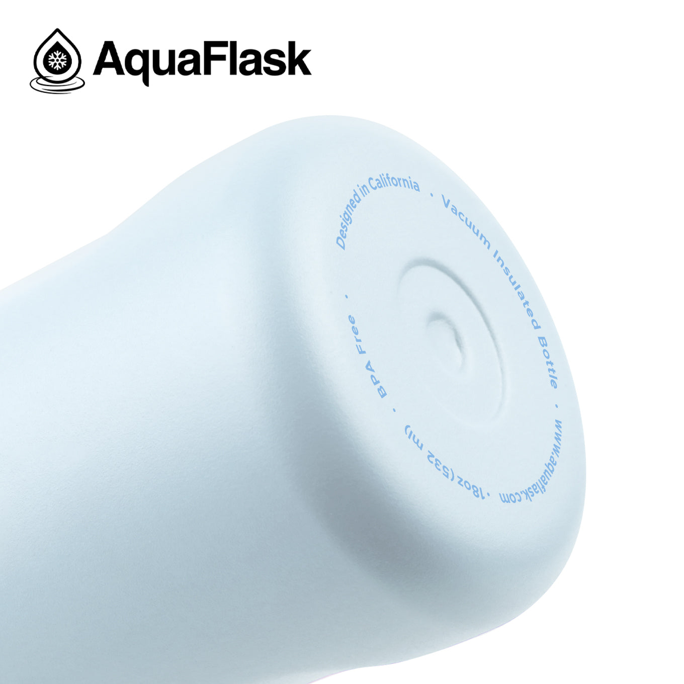 bottom AquaFlask Original 18oz showing leak-proof seal and lid mechanism