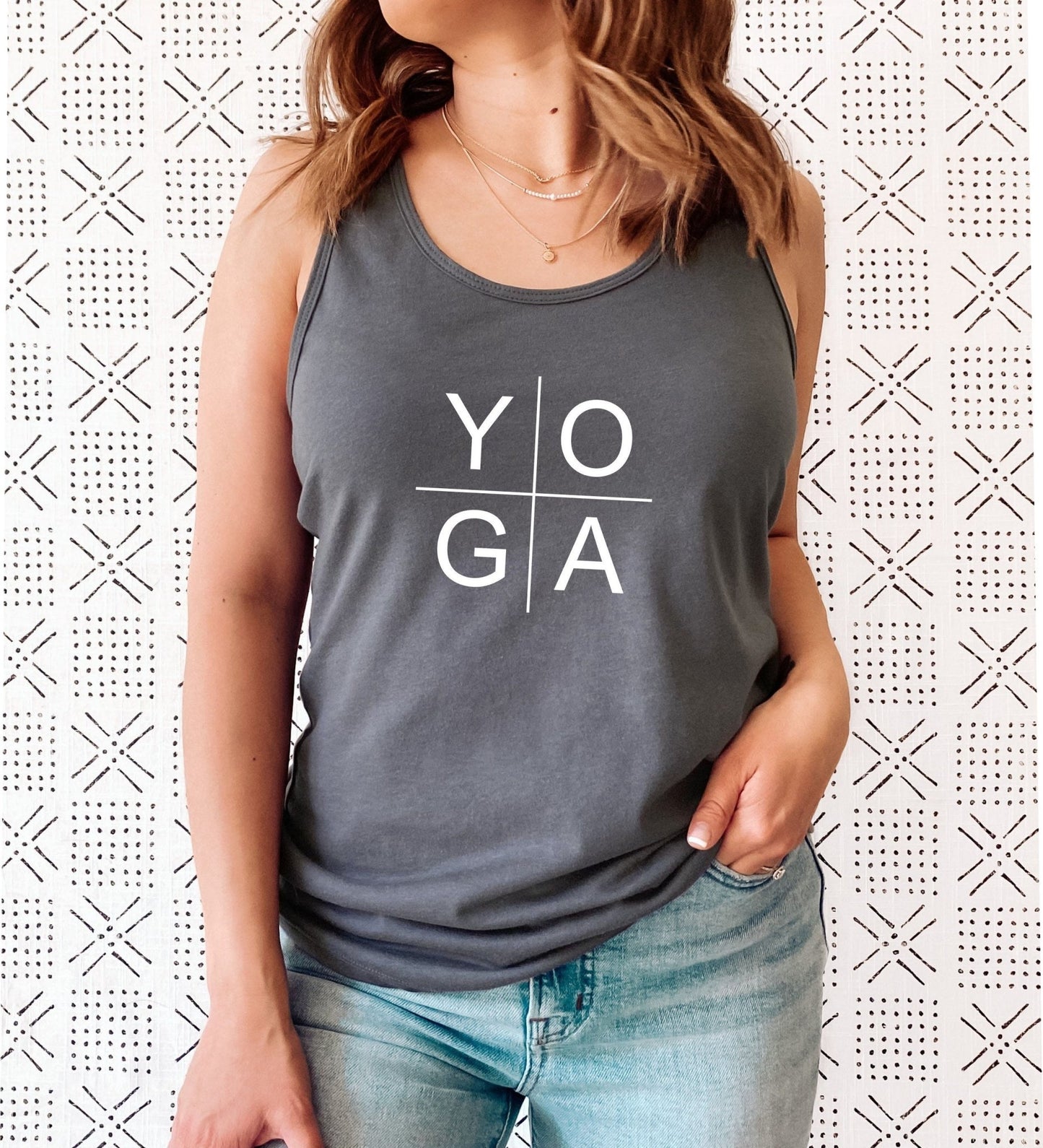 Abstract YOGA Tank Top - Best Life Apparel
