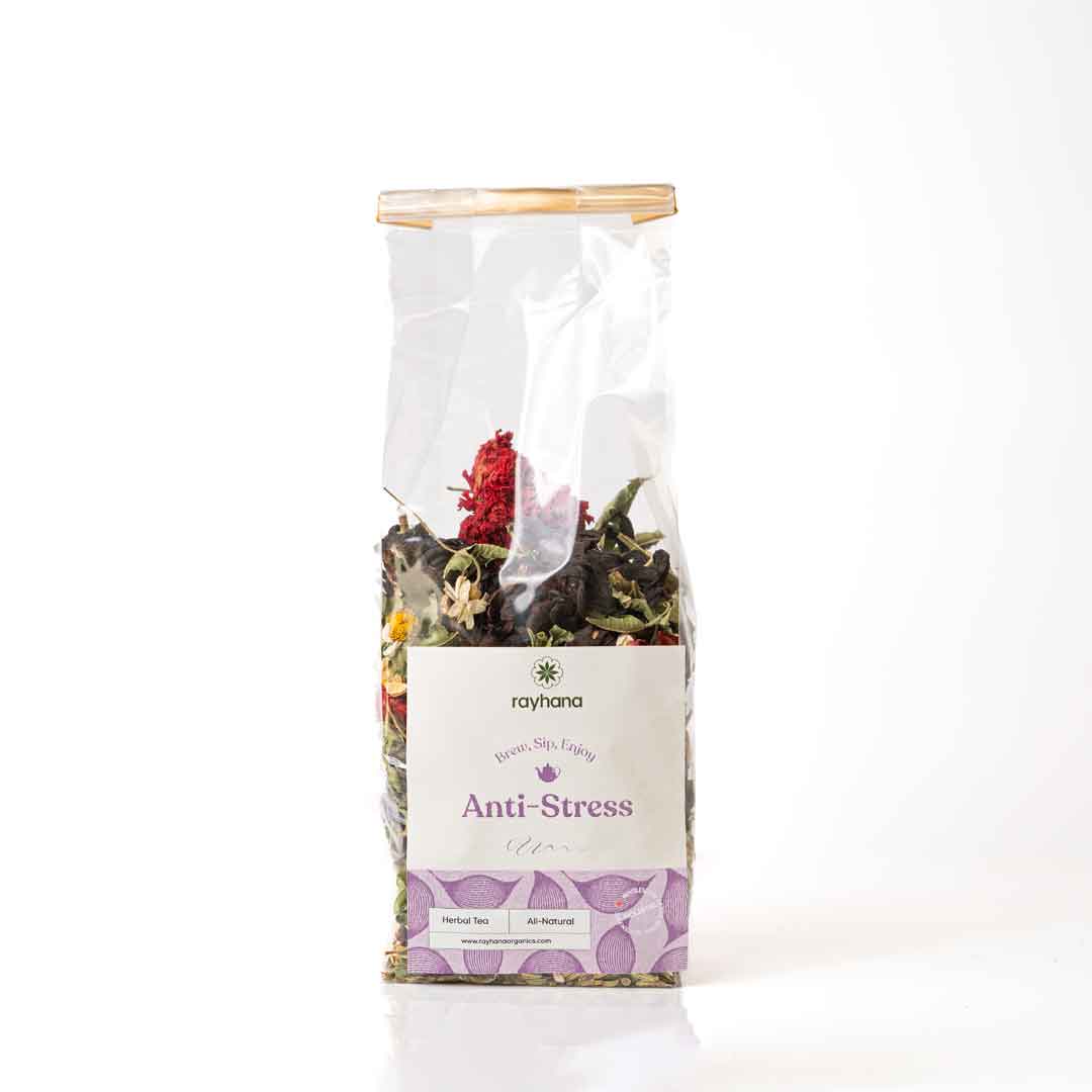Anti-Stress Tea – Herbal Relaxation Blend - By Reyhana Organics - Best Life Apparel