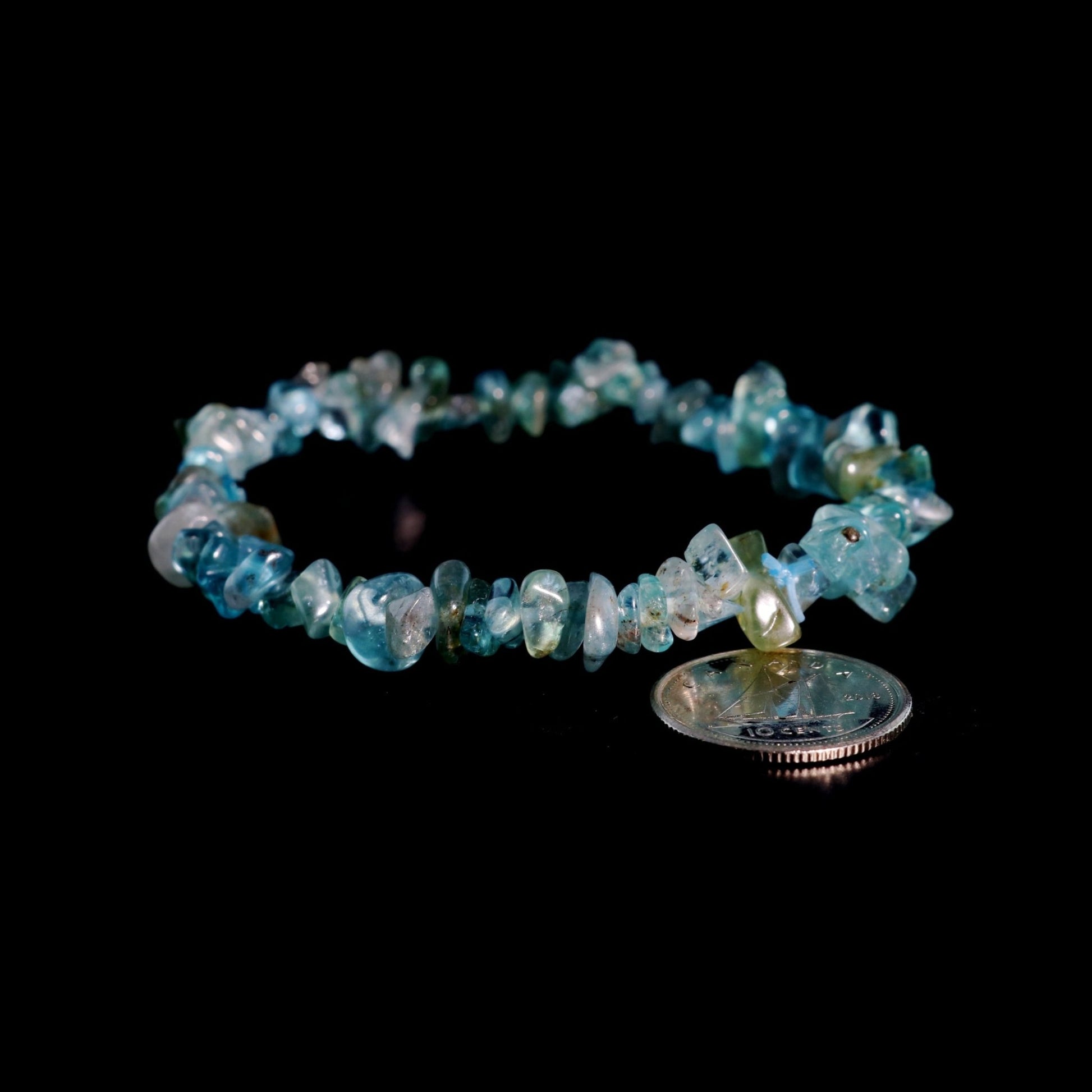 Apatite Blue Bead Bracelet - Best Life Apparel