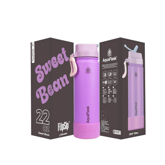 AquaFlask (22oz) Colorwave Flip Sip Insulated Water Bottle Double Wall Stainless Steel Hot & Cold - Best Life Apparel