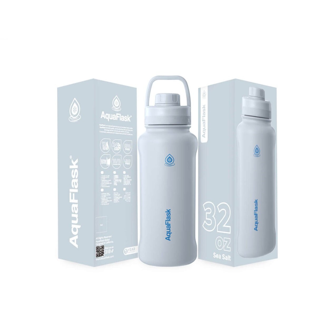 AquaFlask 935mL (32oz) Vacuum Insulated Bottle – Stainless Steel, Leak-Proof - Best Life Apparel