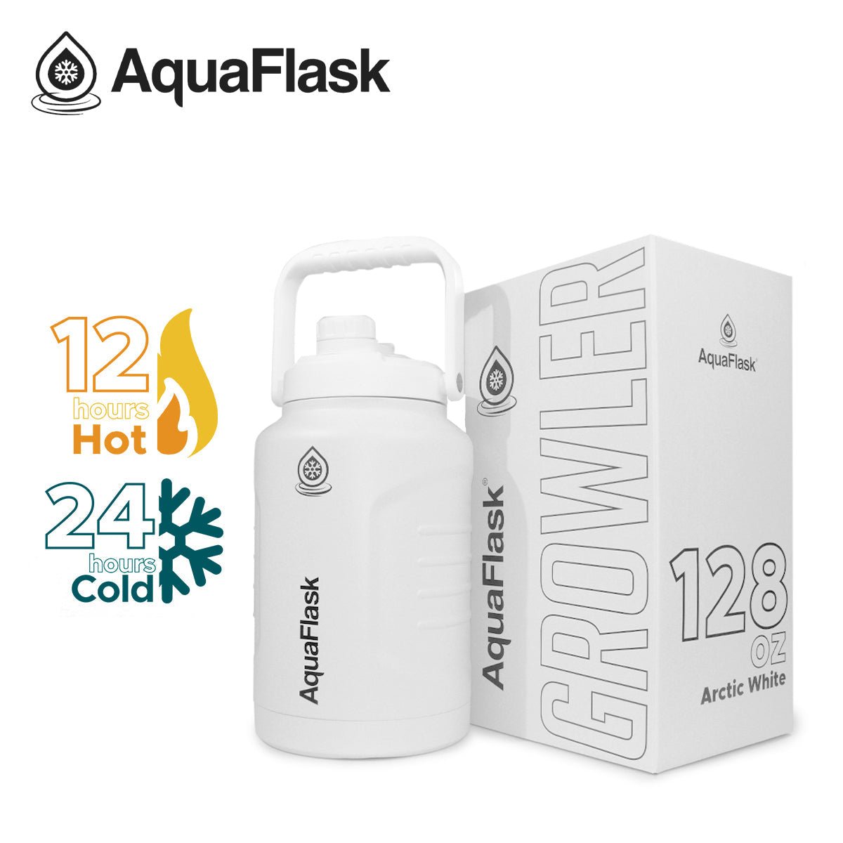 AquaFlask Original Vacuum Insulated Water Bottles 3785 ml (128 oz) - Best Life Apparel