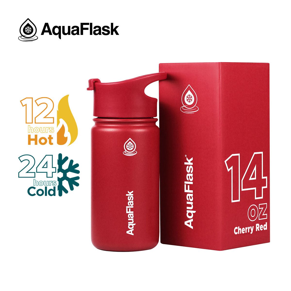 AquaFlask Original Vacuum Insulated Water Bottles 415ml (14oz) - Best Life Apparel