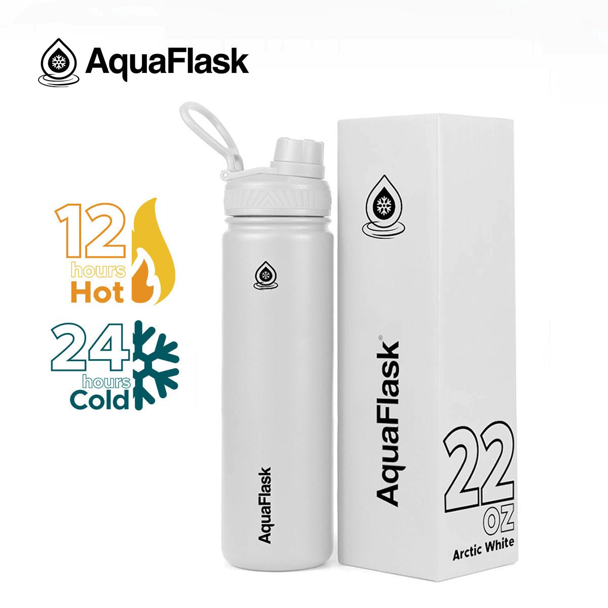 AquaFlask Original Vacuum Insulated Water Bottles 650ml (22oz) - Best Life Apparel