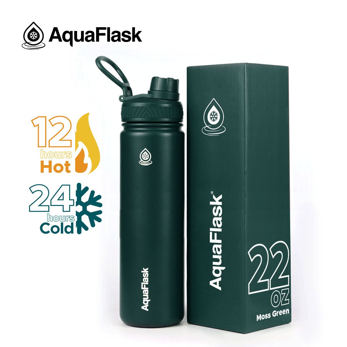 AquaFlask Original Vacuum Insulated Water Bottles 650ml (22oz) - Best Life Apparel