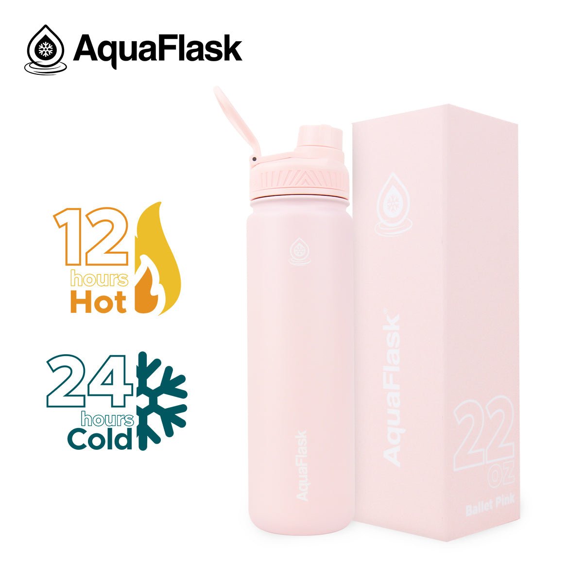 AquaFlask Original Vacuum Insulated Water Bottles 650ml (22oz) - Best Life Apparel