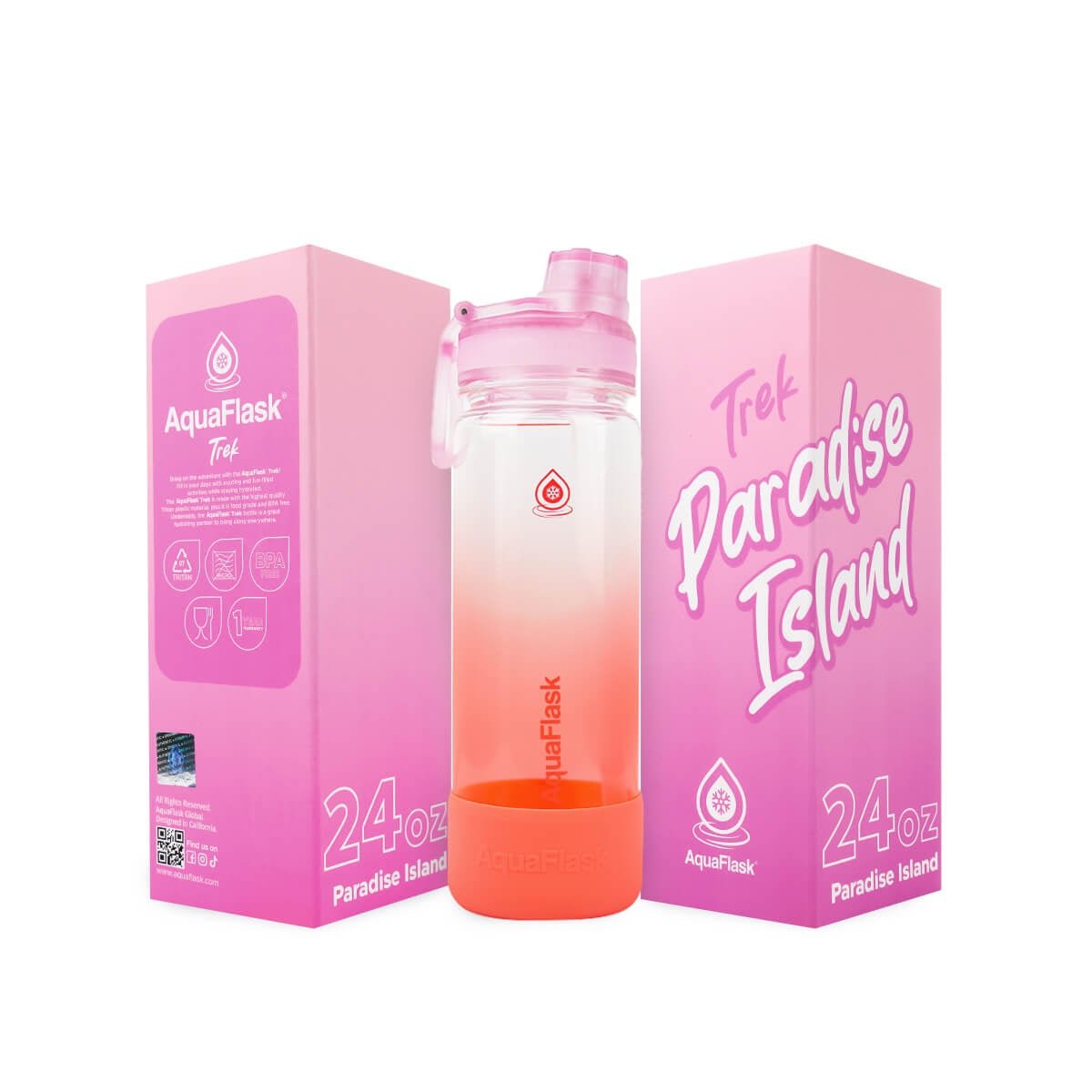 AquaFlask Trek V2 40oz Tritan Water Bottle – BPA-Free & Leak-Proof - Best Life Apparel