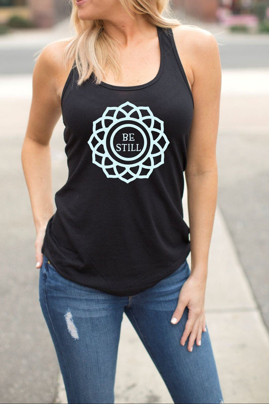 Be Still Mandala Yoga Tank Top