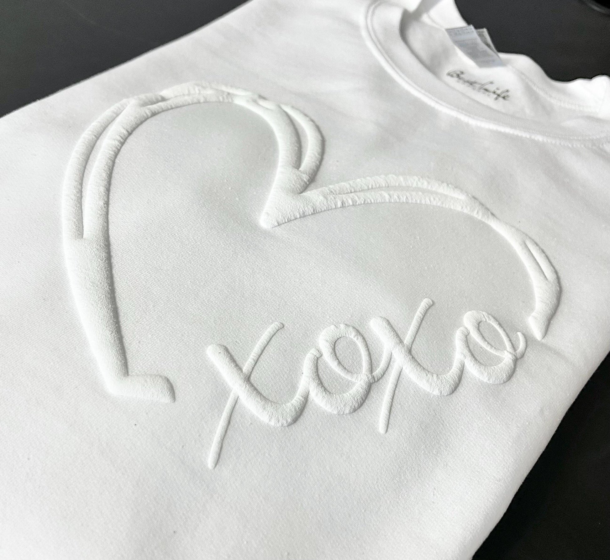 Romantic women's sweatshirt for Valentine's Day, gifting and everyday wear