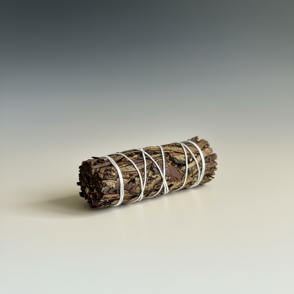 Black Sage Smudge Stick Clean Background