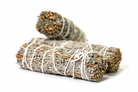 Calming and cleansing blue sage smudge bundle