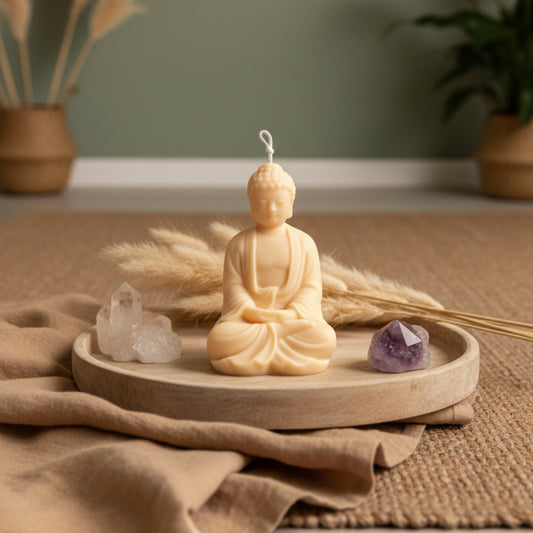 Buddha Soy Candle | Meditation Statue - Best Life Apparel