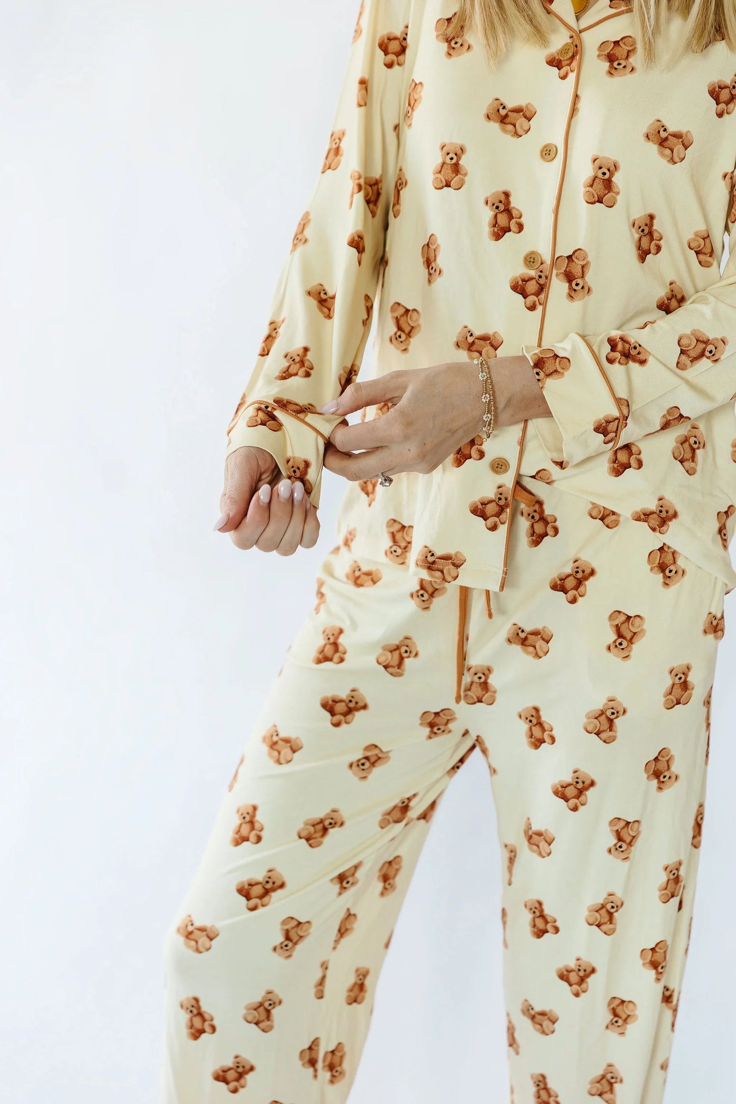 Teddy Bear Pajama Pants — Bamboo Viscose