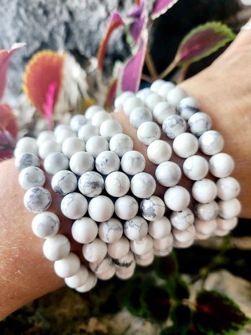 Calm & Anxiety Relief Bracelet for Women — Howlite Crystal | Patience & Restful Sleep - Best Life Apparel