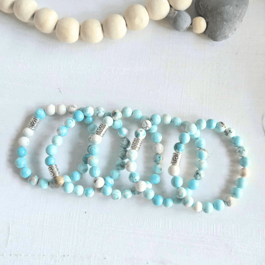 Calm & Stress Relief Bracelet for Women — Magnesite Turquoise Crystal | Anxiety & Relaxation - Best Life Apparel