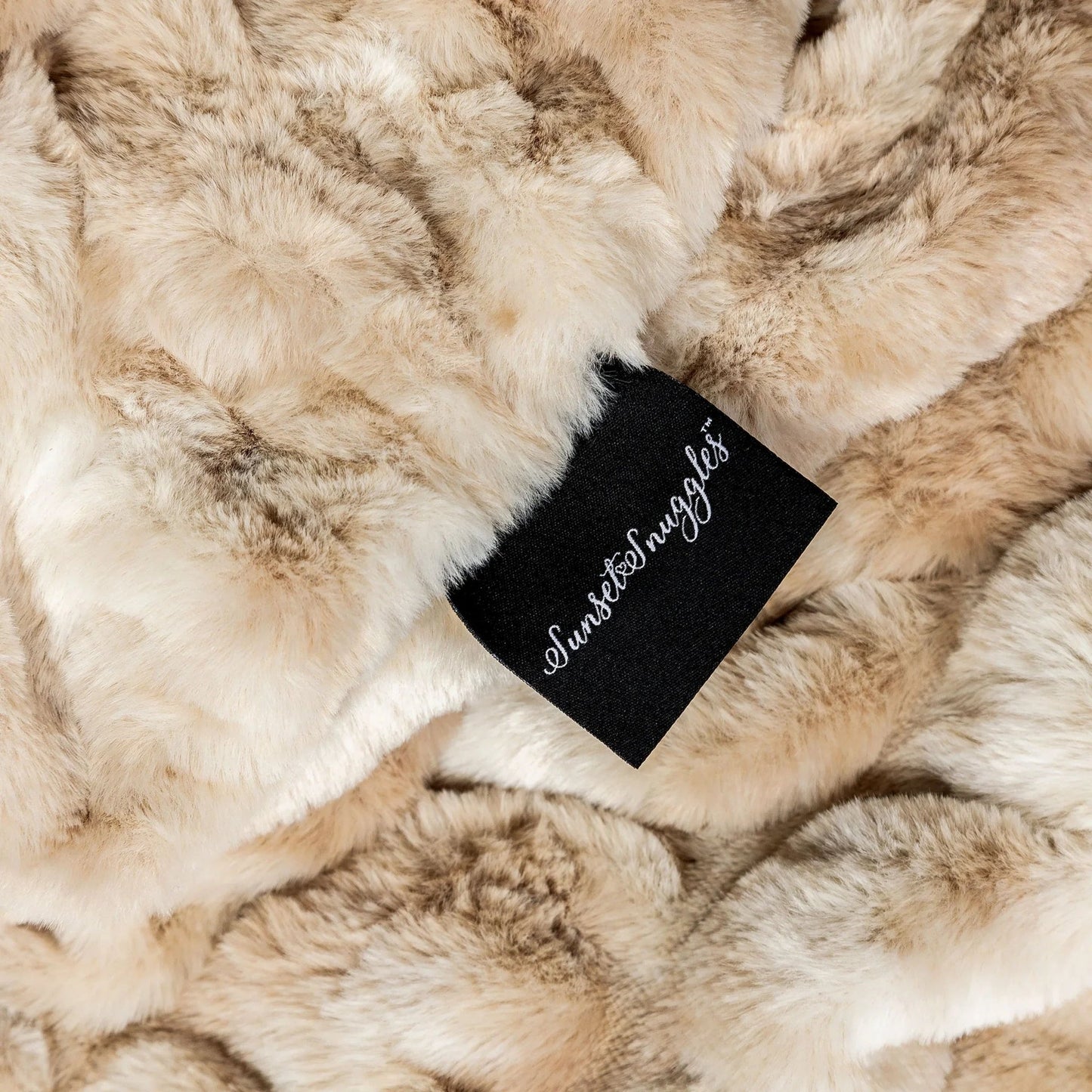 Caramel Swirl Double-Sided Minky Blanket — Ruched Plush - Best Life Apparel