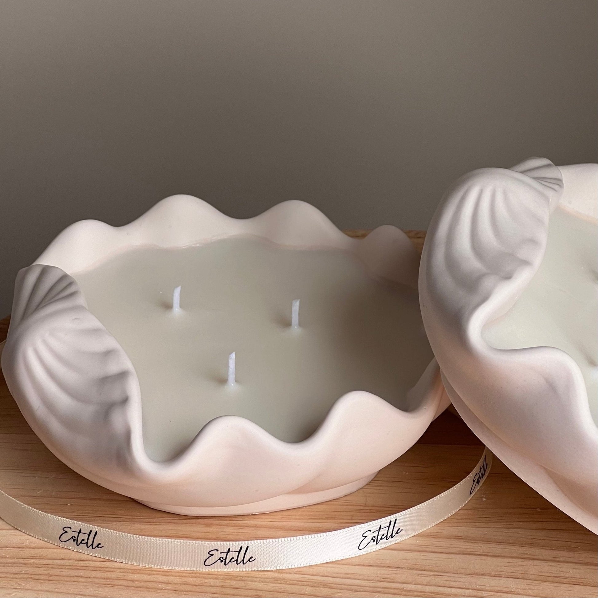 Clam Shell Soy Candle | Jesmonite Vessel - Best Life Apparel