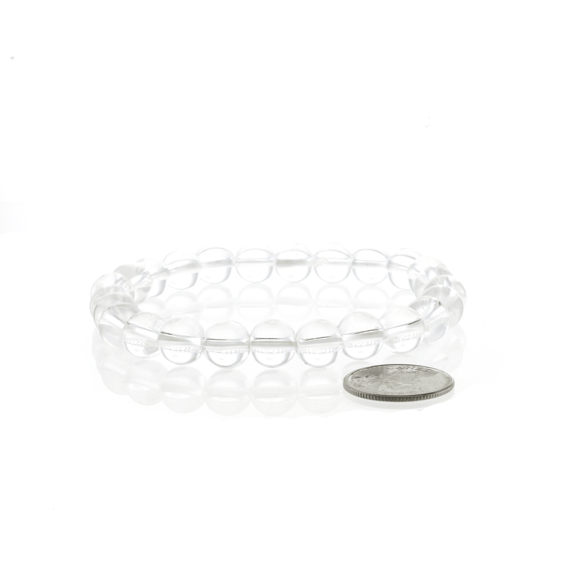 Clear Quartz Bead Bracelet - Best Life Apparel