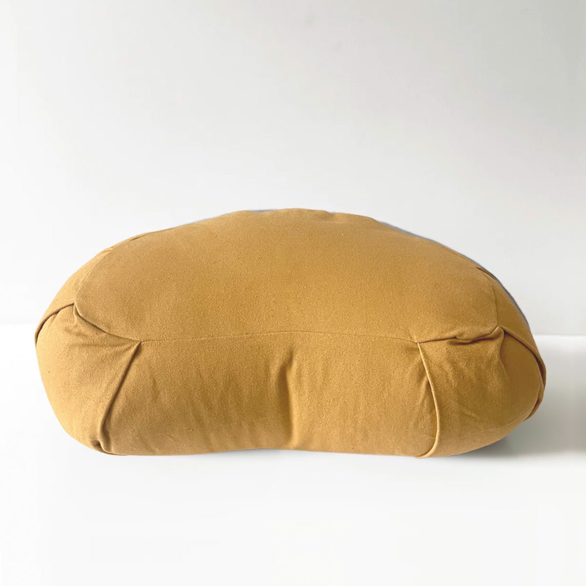 Crescent Natural Meditation Cushion | Amber Gold - Best Life Apparel