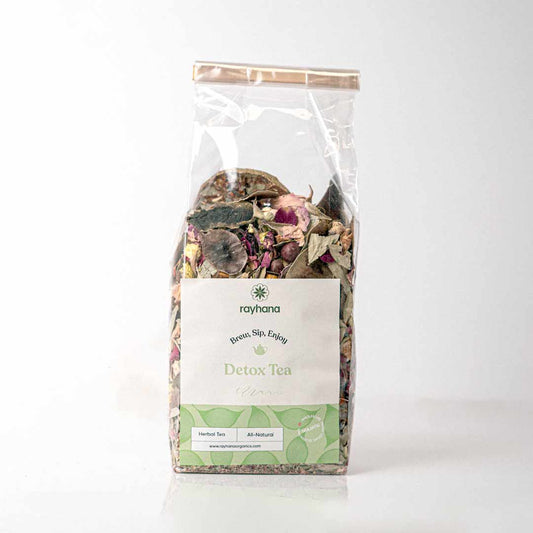 Cleansing detox herbal tea — botanical blend for gentle body cleanse and digestive support