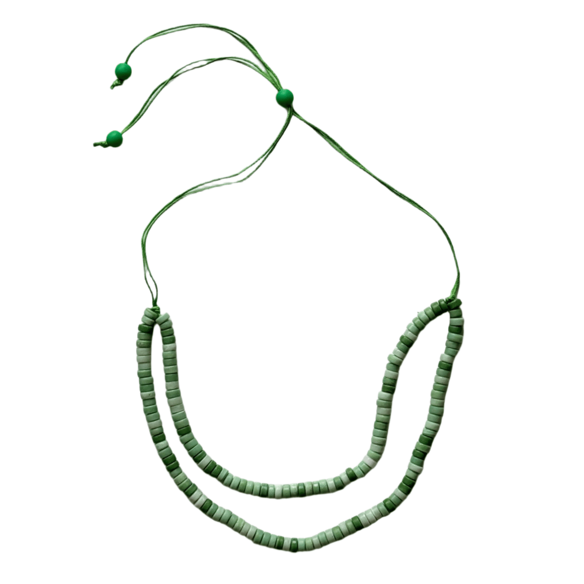 Double Strand Recycled Glass Bead Necklace - Best Life Apparel