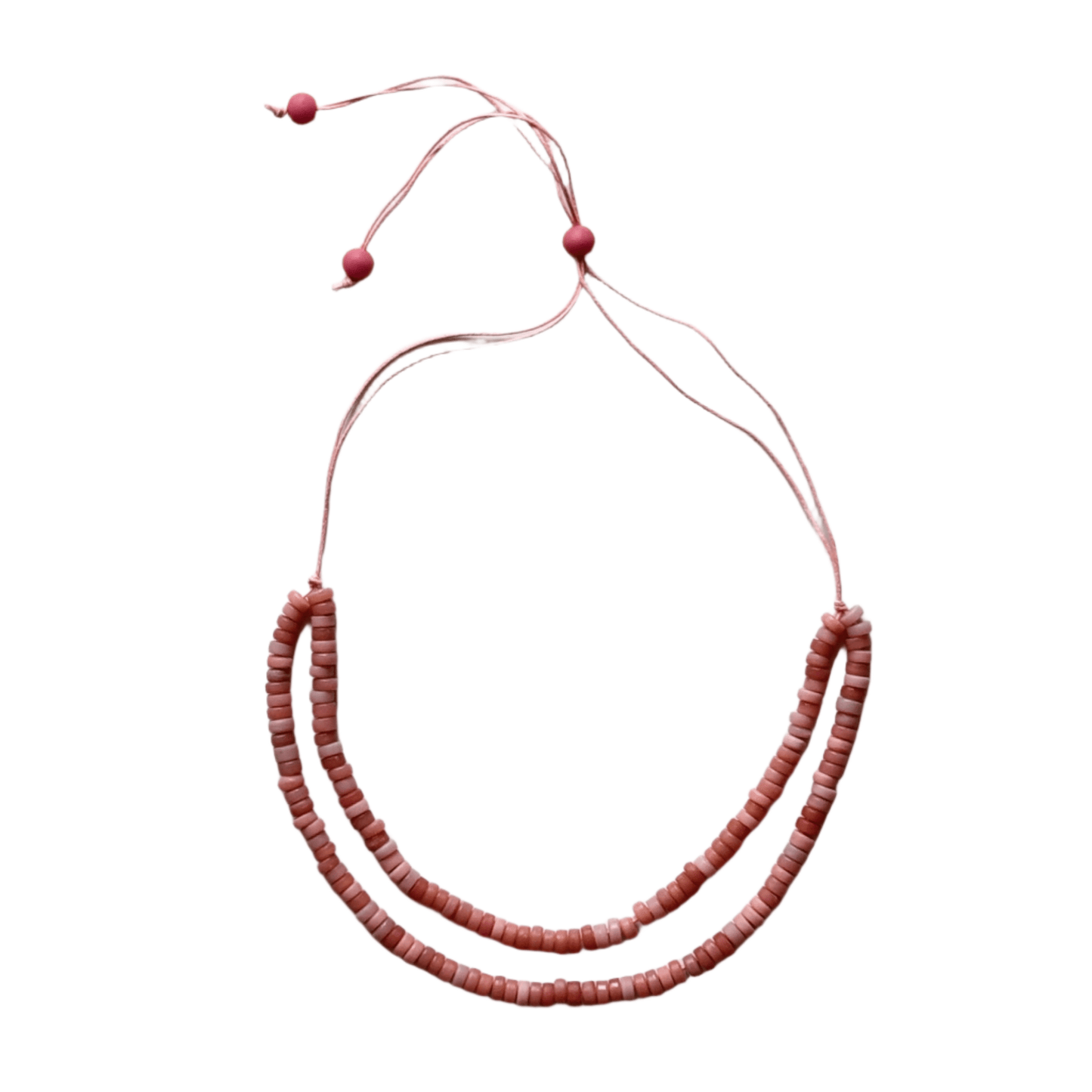 Double Strand Recycled Glass Bead Necklace - Best Life Apparel
