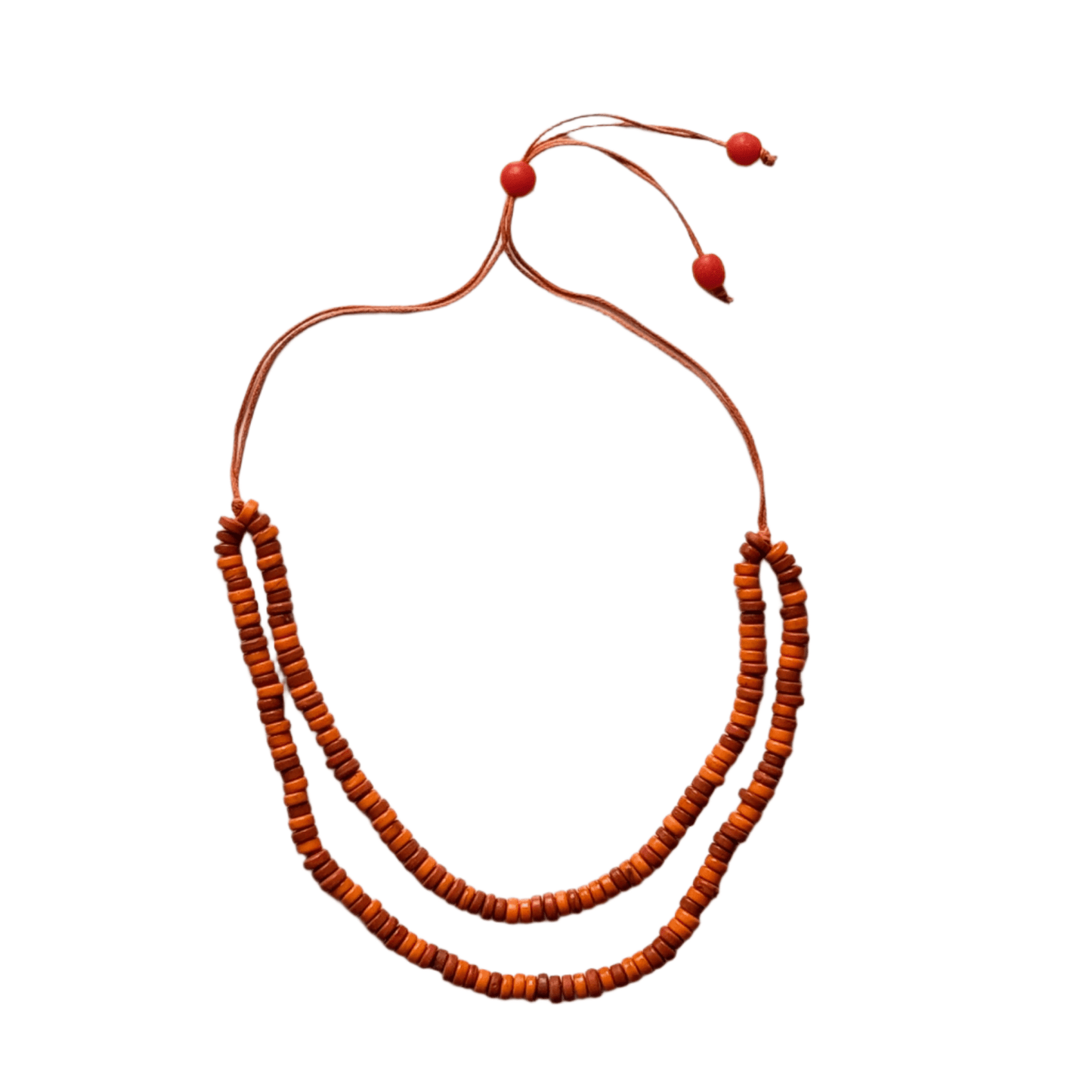 Double Strand Recycled Glass Bead Necklace - Best Life Apparel
