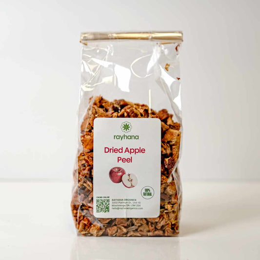 Dried apple peel — premium dehydrated fruit peel for herbal tea blending and natural wellness