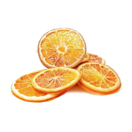 100% natural dried orange slices — premium dehydrated citrus for tea garnishing, snacking, and natural decor