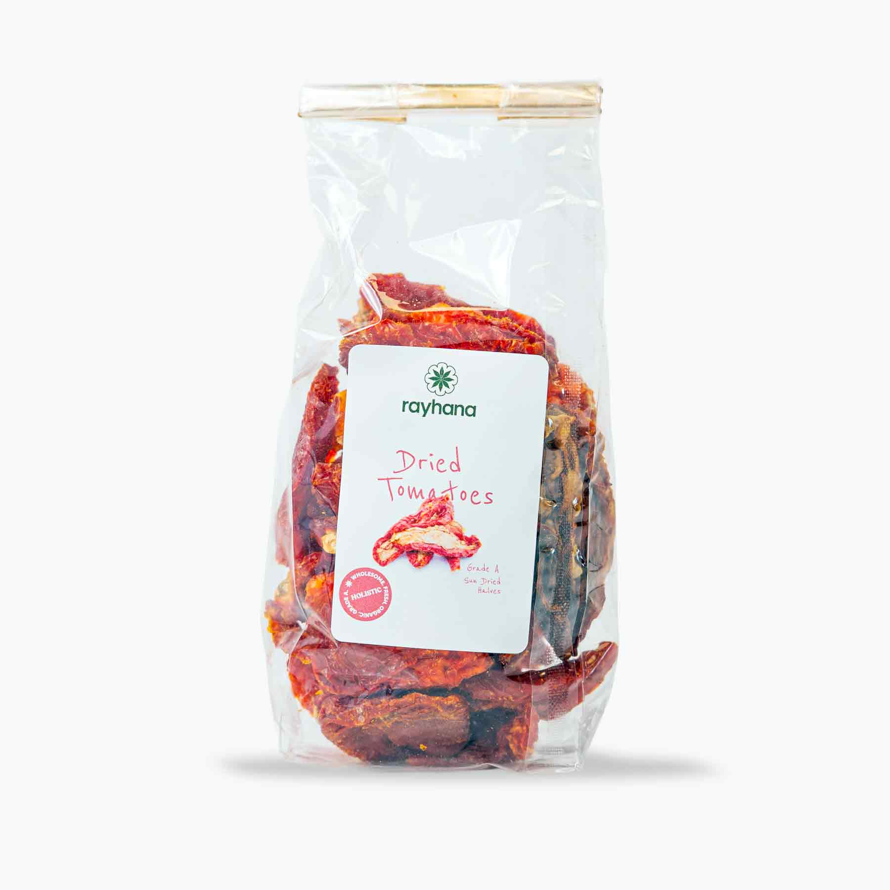 Rayhana Organics sun-dried tomatoes — intense flavour dehydrated tomatoes for gourmet cooking